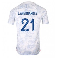 Pánský Fotbalový dres Francie Lucas Hernandez #21 MS 2022 Venkovní Krátký Rukáv